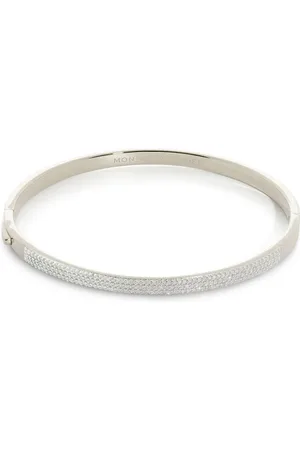 Monica Vinader Brazalete Essential con diamantes en pavé