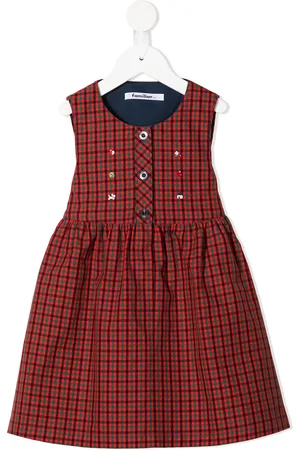 Familiar Vestido con motivo de cuadros