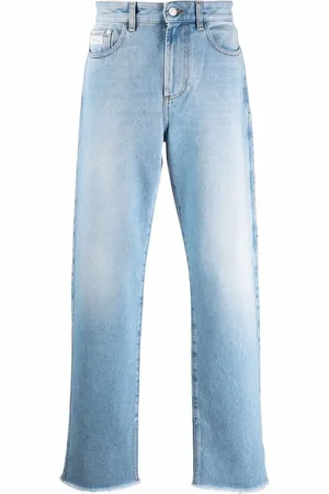 GCDS Jeans anchos con efecto lavado