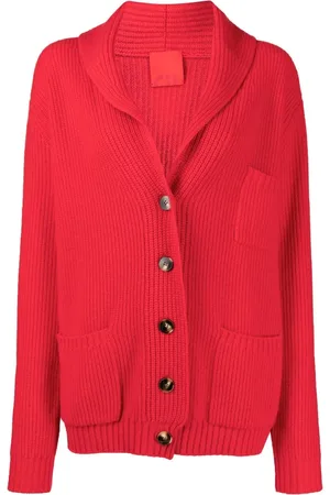 Cashmere In Love Cárdigan tejido de canalé con botones