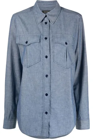 Isabel Marant Camisa de mezclilla con botones