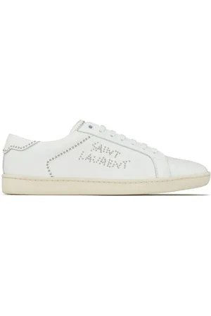 Saint Laurent Tenis bajos con apliques