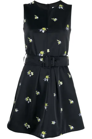 Patou Vestido corto sin mangas bordado