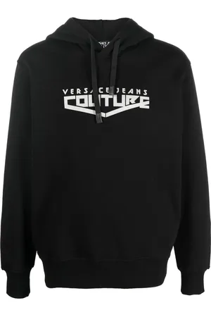VERSACE Hoodie con logo estampado