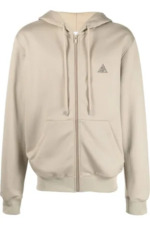 Lanvin Hoodie con logo bordado y cierre
