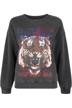 ANINE BING Sudadera con motivo Tigre