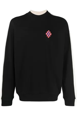 MARCELO BURLON Sudadera con parche de cruz