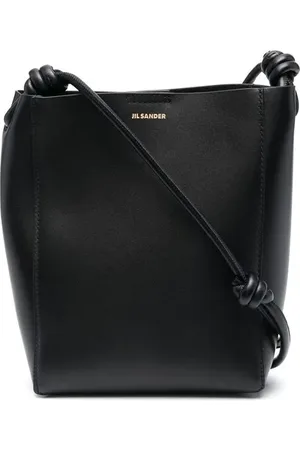 Jil Sander Bolsa bucket con placa del logo