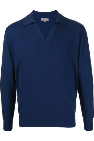 N.PEAL Playera tipo polo de tejido fino