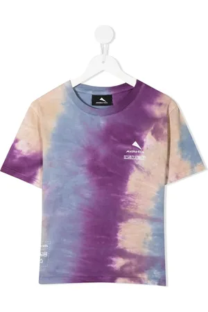 MAUNA KEA Playera con estampado tie-dye y logo