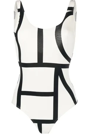 Totême Traje de baño con monograma