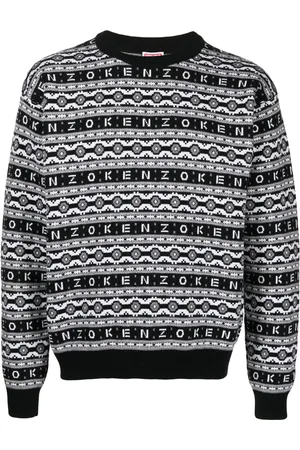 Kenzo Suéter con logo en jacquard