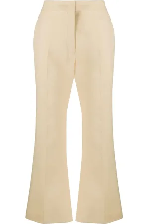 Jil Sander Pantalones acampanados con tiro alto