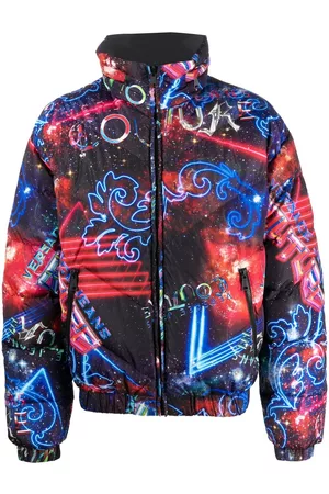 VERSACE Chamarra con motivo estampado