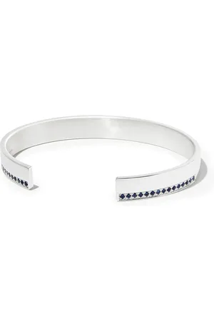 Le Gramme Brazalete con detalles de zafiro de 20g