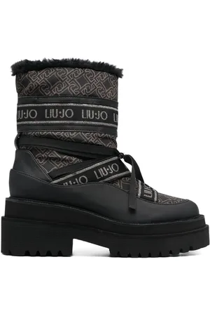 Liu Jo Botines con monograma estampado y tacón de 70mm