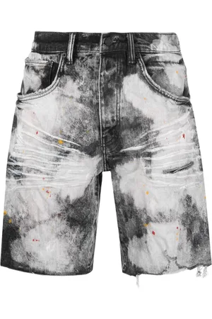 Purple Brand Shorts de mezclilla con efecto lavado