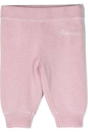 Marni Pantalones tejido con logo bordado