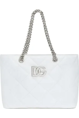 Dolce & Gabbana Tote capitonado con placa del logo