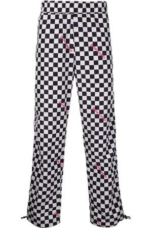 Palm Angels Pants con estampado a cuadros