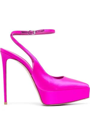 LE SILLA Zapatillas Uma con tira trasera y tacón de 140mm