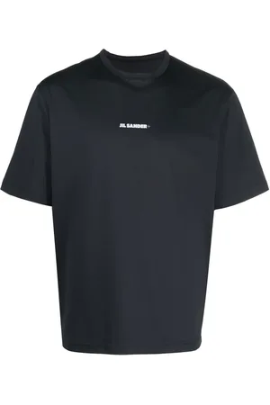 Jil Sander Playera manga corta con logo estampado