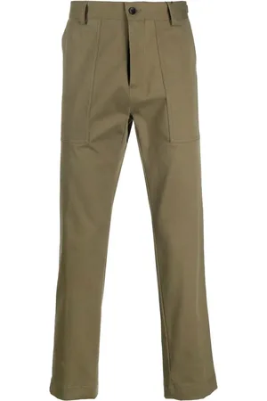 Etro Pantalones rectos con paneles en contraste