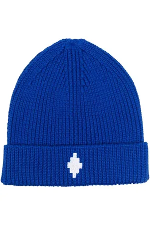 MARCELO BURLON Gorro con logo bordado