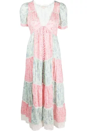 LOVESHACKFANCY Vestido con estampado floral