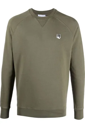 Maison Kitsuné Sudadera con parche del logo