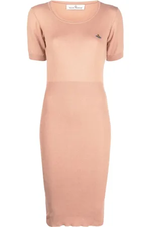 Vivienne Westwood Vestido corto tejido con logo Orb