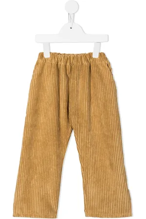 ESHVI Pantalones de pana elásticos