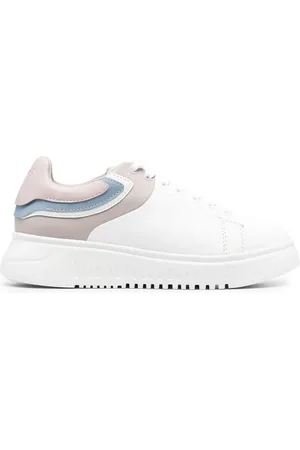 Emporio Armani Tenis bajos con logo en relieve