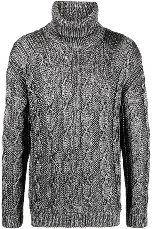 Saint Laurent Suéter en tejido de ochos