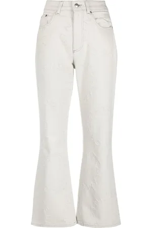 Stella McCartney Pantalones acampanados con tiro alto