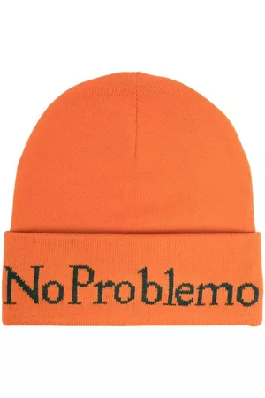 ARIES Gorros - Gorro con eslogan estampado