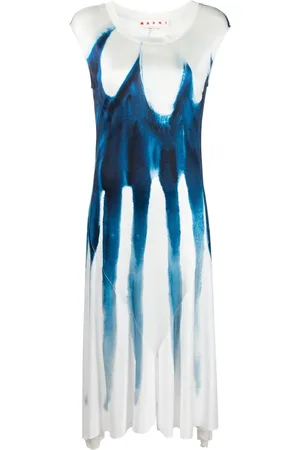 Marni Vestido midi con estampado floral