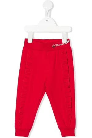 Pants niño / Rojo con parches