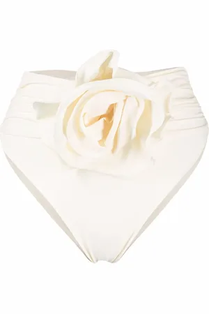 MAGDA BUTRYM Bikini bottom con apliques florales