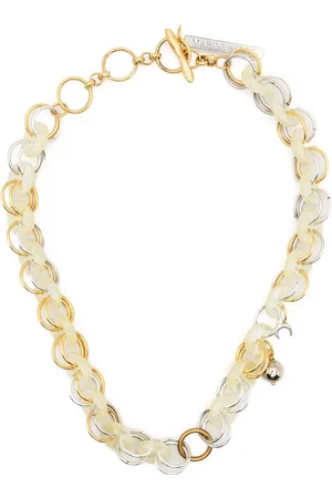Marine Serre Collar con detalle de botones