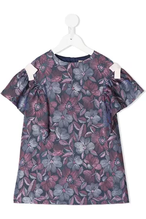 HUCKLEBONES LONDON Vestido recto con volantes