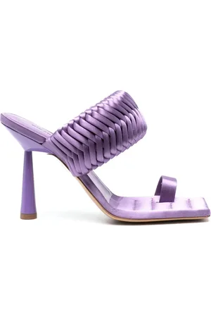 Gia Borghini Sandalias entretejidas con tacón de 110mm