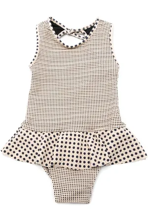 AMIR SLAMA Traje de baño con peplum
