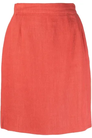 CHANEL Falda de cintura alta 1980