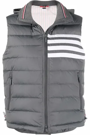 Thom Browne Chaleco capitonado con motivo 4-Bar