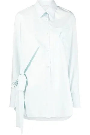 Cecilie Bahnsen Camisa Fenet con parche floral