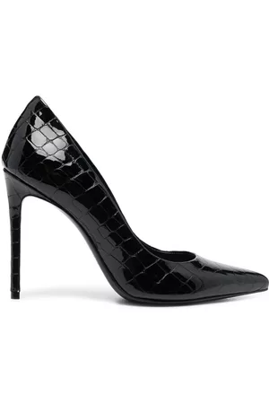 Giuliano Galiano Zapatillas con efecto de piel de cocodrilo y tacpon de 110mm