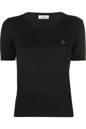 Vivienne Westwood Top tejido con bordado Orb
