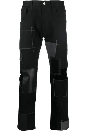 JUNYA WATANABE Jeans con diseño patchwork