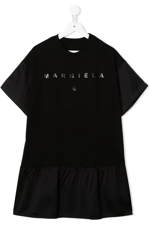 Maison Margiela Vestido estilo playera con logo estampado